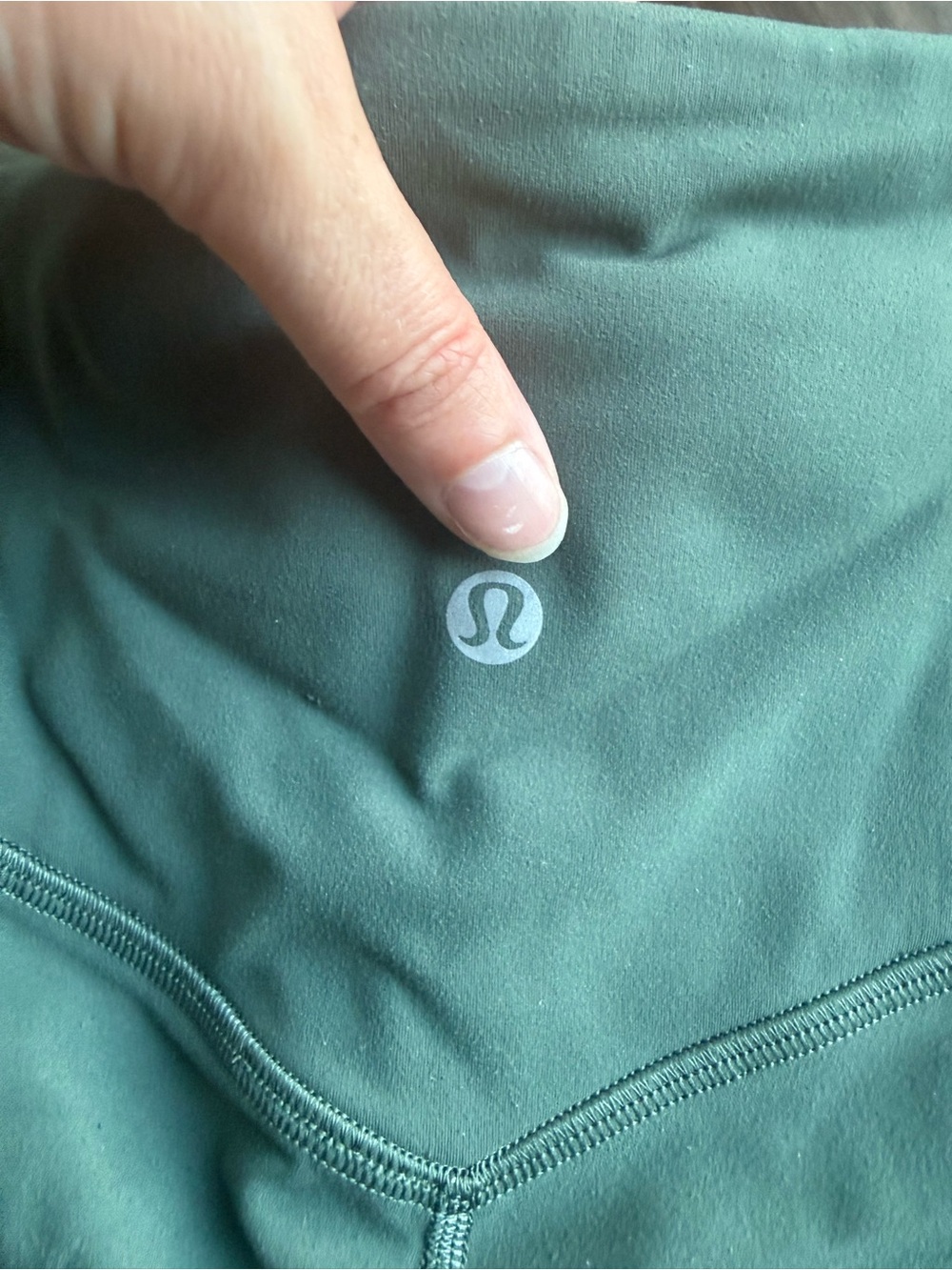 Lululemon High-Rise flare sage Green Leggings size 0 - Picture 7 of 8